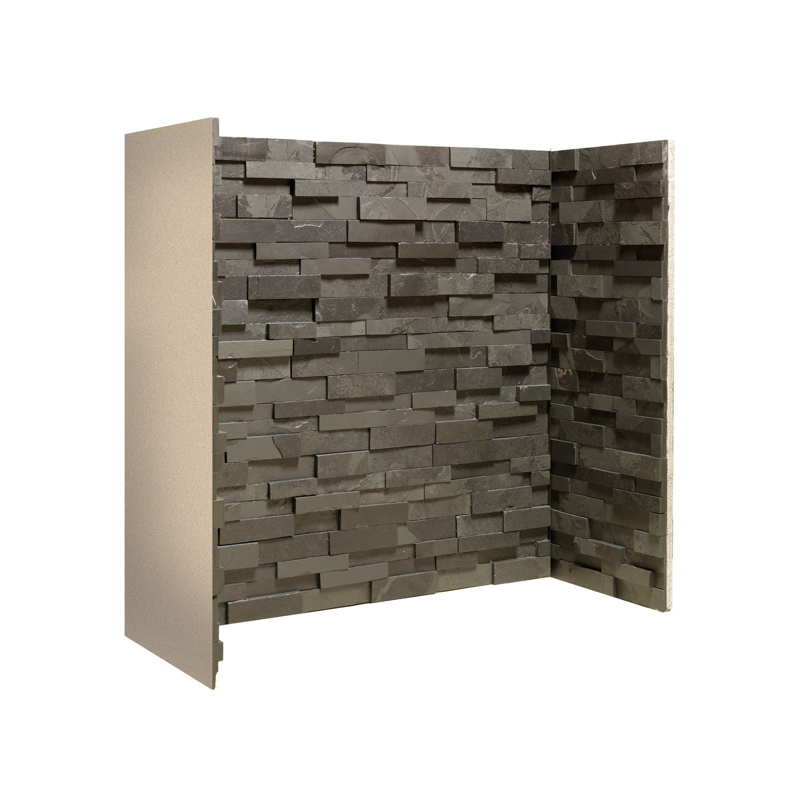 BLACK STAGGERED SLATE CHAMBER