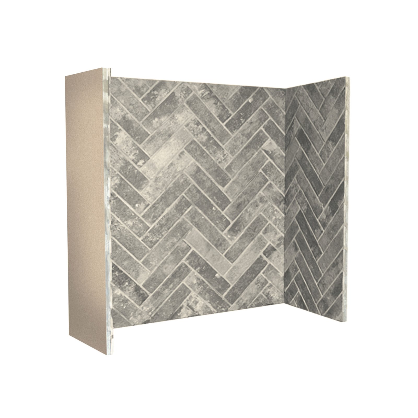 STEEL GREY HERRINGBONE CHAMBER