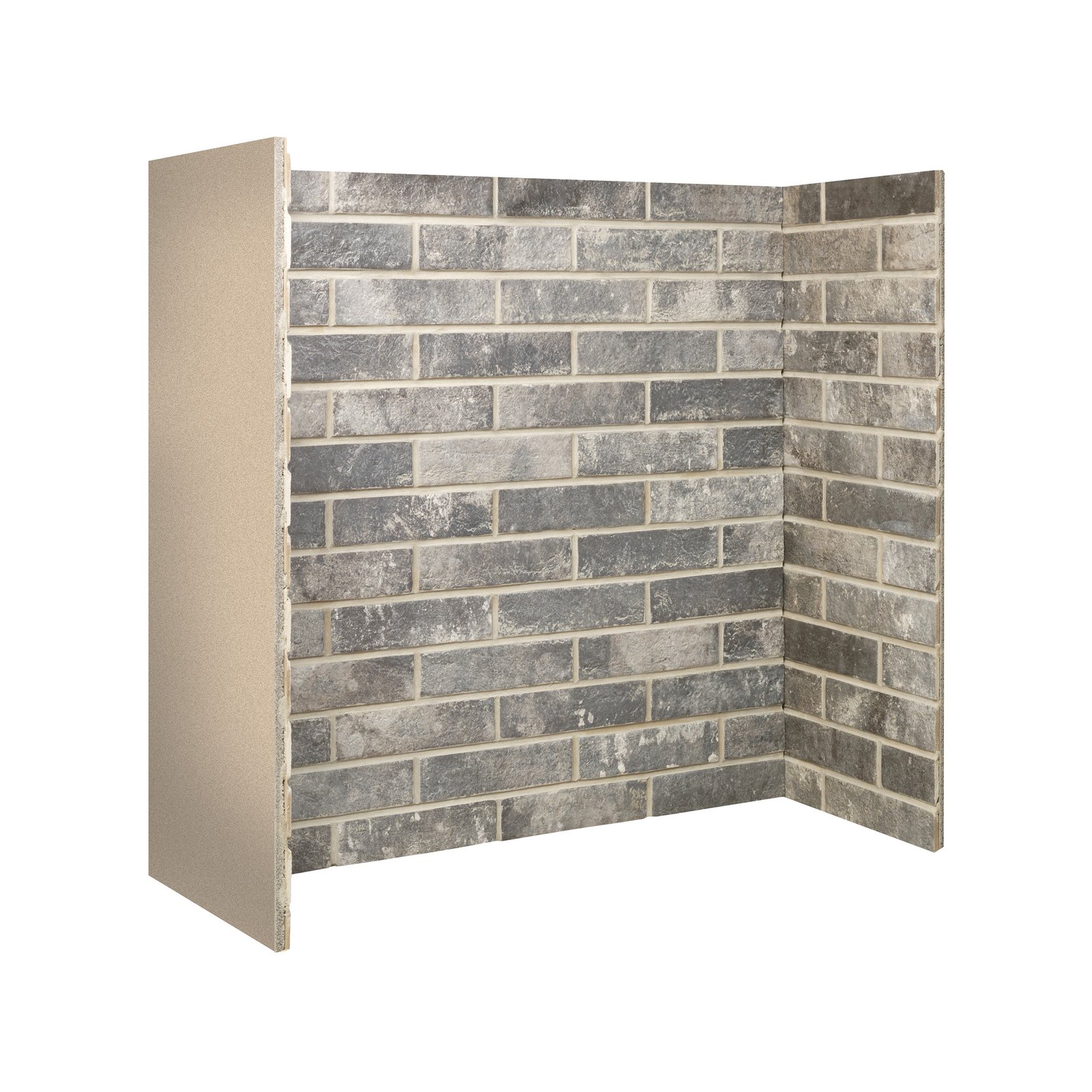 STEEL GREY BRICK BOND CHAMBER
