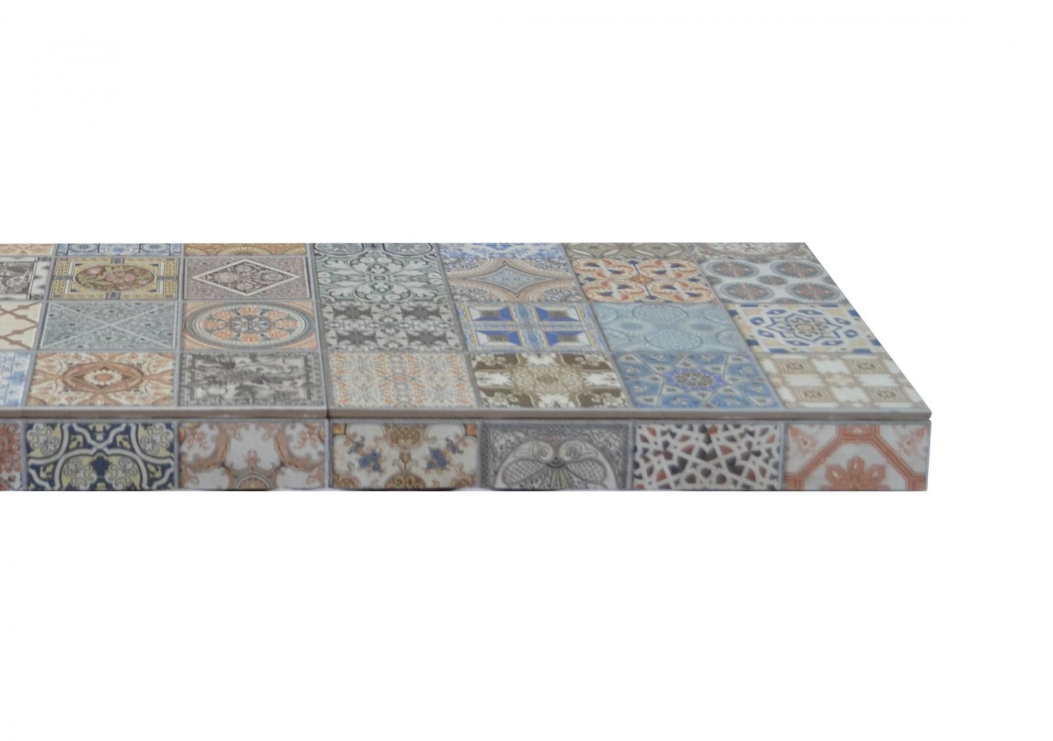 TAPESTRY CERAMIC TILE HEARTH