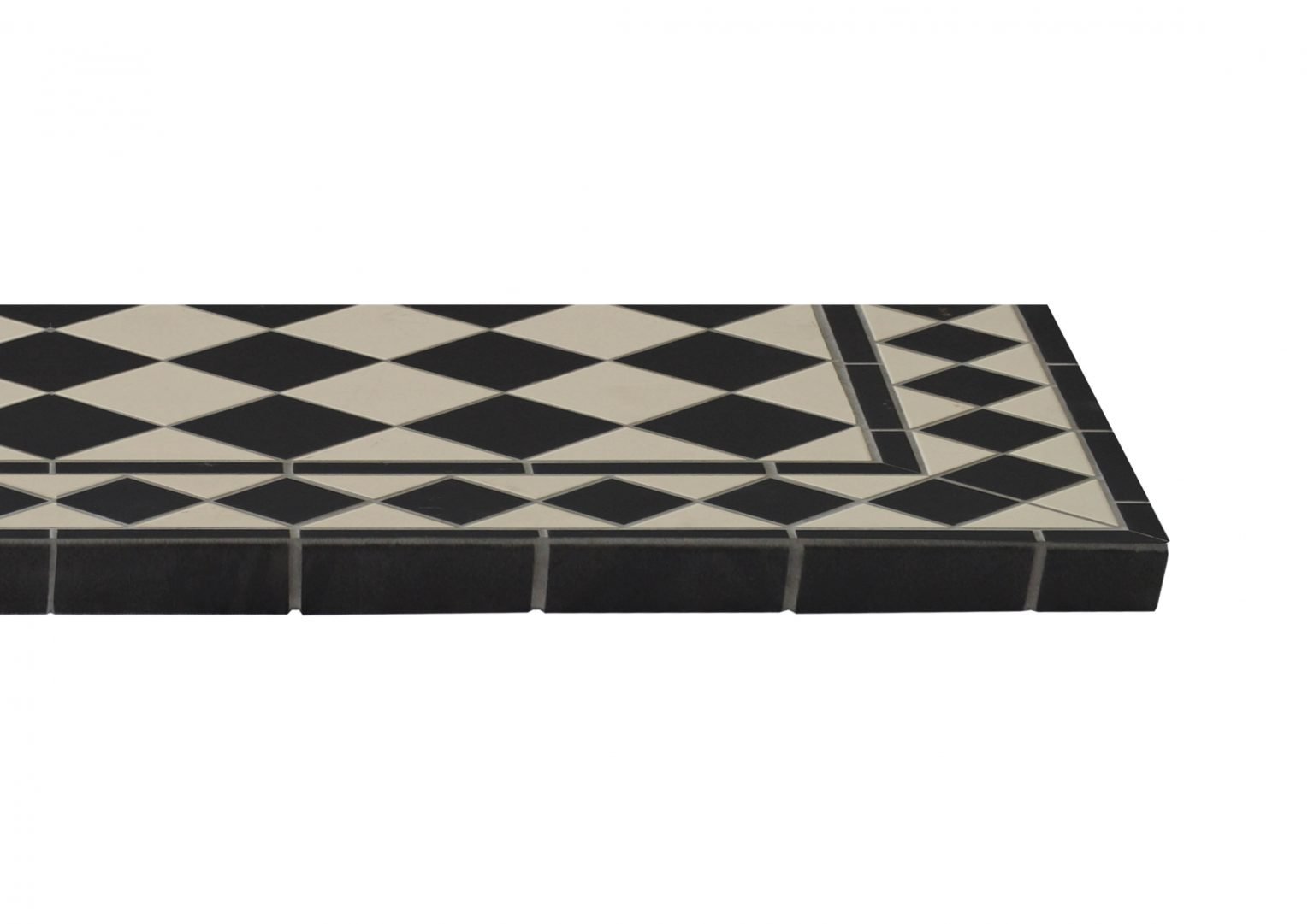 HARLEQUIN TILE HEARTH