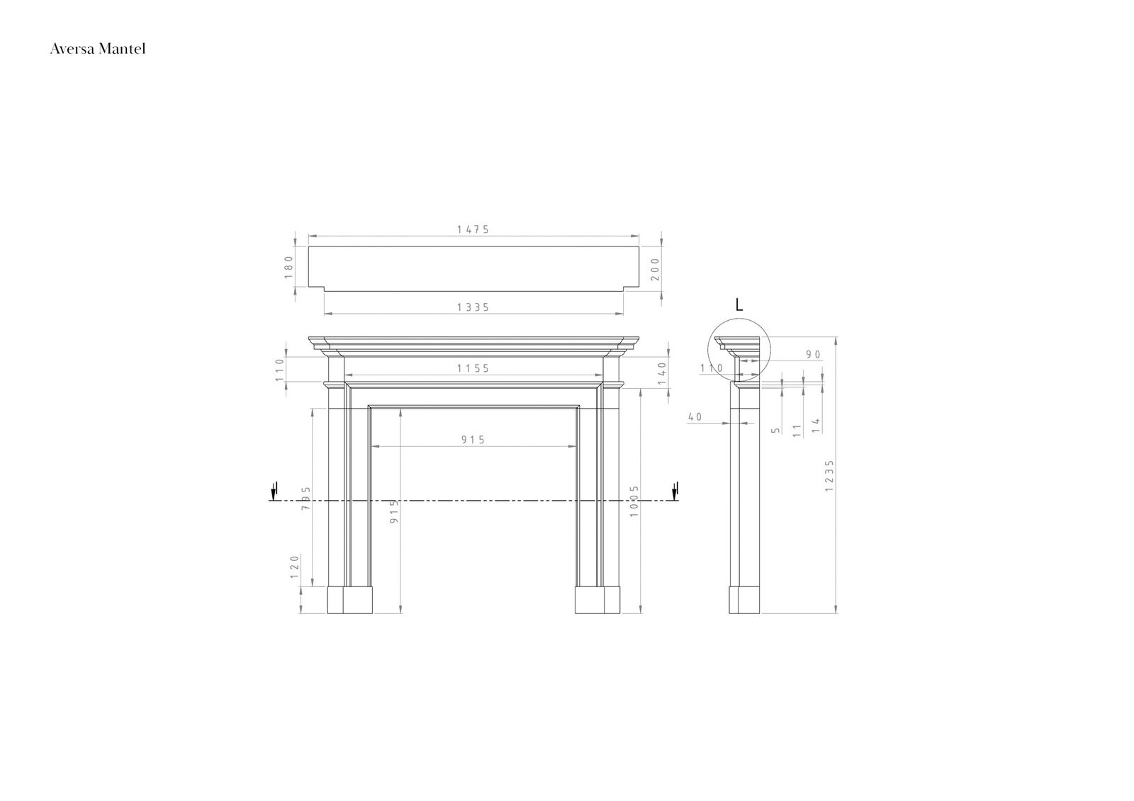 Aversa Mantel Diagram
