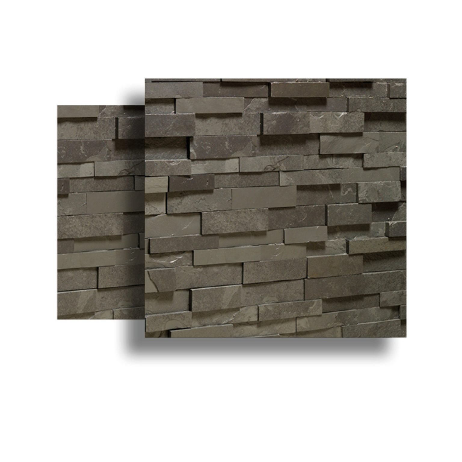 BLACK SPLIT FACE TILE