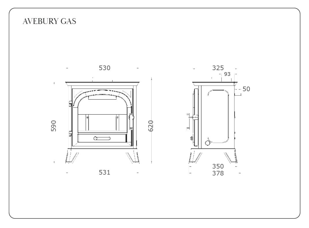 Avebury Gas Stove Diagram